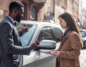 Bezpośrednia rozmowa z lokalnym skupem aut w Rypinie przy wycenie samochodu
